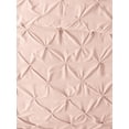 thumbnail image 5 of Comfort Canopy - Ultra Soft 3 Piece Pinch Pleated Duvet Cover Adult Bed Set with Matching Shams in Blush for King, Queen, Full, & Twin Beds, 5 of 11