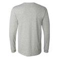 thumbnail image 2 of Bella + Canvas Mens Jersey Long-Sleeve T-Shirt (3501), Athletic Heather, 4X-Large, 2 of 4