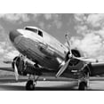 thumbnail image 2 of Anonymous 18x15 Black Ornate Wood Framed with Double Matting Museum Art Print Titled - DC-3 in air field, Arizona, 2 of 4