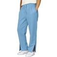 thumbnail image 3 of NinXxx Kids Side Split Sweatpants School Supplies Elastic Loose Trousers Sky Blue 11-12 Years, 3 of 8