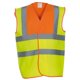 thumbnail image 2 of Yoko- Chaleco reflectante Modelo Premium unisex (Amarillo/Naranja reflectante), 2 of 2