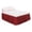 Red, variant on Solid-Color Elastic Bed Skirt with Embedded Stretch Band, Fitted Bed Wrap, Wrinkle-Resistant Fabric Bed Cover for Dorm & Bedroom, Easy-Install Dust Ruffle to Hide Bed Frame & Storage Space, Blue
