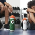 thumbnail image 3 of Gatorade Stainless Steel 26oz Bottle - Red, 3 of 9