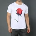 thumbnail image 2 of Men Oversize T-ShirtFlowers (6) Summer Casual Short Sleeve Crew Neck Loose Tee Tops XS-5XL, 2 of 5