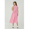 thumbnail image 3 of Women's Beach Wedding Keyhole Neckline Midi Bridesmaid Dress, 3 of 5