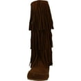 thumbnail image 3 of Pierre Dumas Womens Apache-4 Fringe Moccasin Fashion Boots, 3 of 4