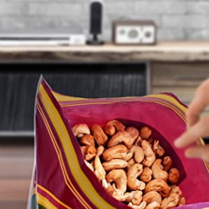 We Got Nuts Dry Roasted Unsalted Cashews, 4 lb Resealable Bag, Kosher, No Oil, Bulk Snack