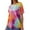 ZE Orange, variant on Shirts for Women Tie Dye Short Sleeve Round Neck Tees Casual Summer Tops Women's T Shirts Pink M