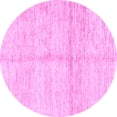 thumbnail image 1 of Ahgly Company Indoor Round Solid Purple Modern Area Rugs, 8' Round, 1 of 4