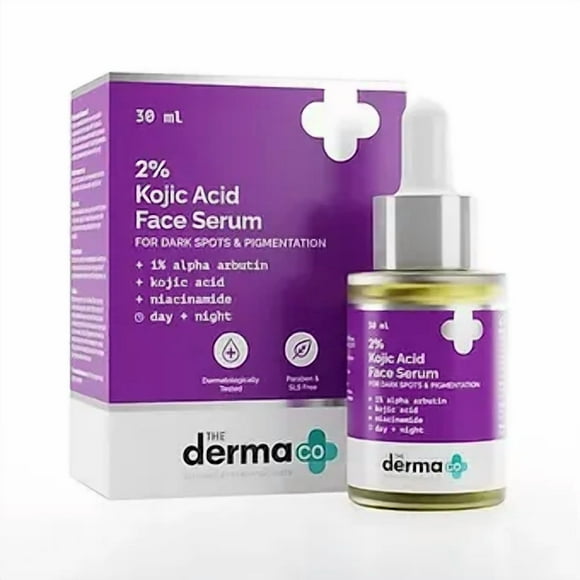 The Derma Co 2% Kojic Acid Face Serum, 30ml Each (Pack of 2)