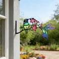 thumbnail image 4 of Metal Yard Art Outdoor and Garden Hummingbird Decor Metal Garden Fence Outdoor Metal Art Garden Decorations Outdoor for Yard Backyard Lawn Patio, 4 of 8