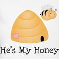 thumbnail image 3 of CafePress - He's My Honey Couples - Women's Light Pajamas, 3 of 4