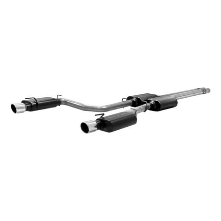 Air Motor Muffler - Flowmaster 817540 Cat-back System 409S - Dual Rear Exit - Force II - Mild/Moderate Sound