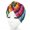 Multicolor, variant on Dyfzdhu Women Retro Multicolor Hat Turban Brim Cap Pile Fashion