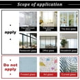 thumbnail image 6 of Window Privacy Film Stripe Patterns Window Frosting Film UV Blocking Window Sticker for DIY Making, 6 of 7