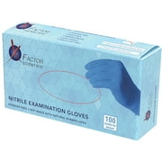 Blue Disposable Nitrile Exam Gloves, Medical Grade, Food Safe, 100/Box - Size S