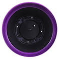 thumbnail image 4 of Garden Elements Indoor/Outdoor Glazed Brushed Happy Plastic Planter, Large, Dark Purple, 15", 4 of 5