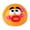 Orange Face Squishy Toy 2026, variant on Funny Orange Face Squishy Toy 2026, Kawaii Kissing Expression Sensory Stress Relief Squeeze Ball Fidget Toys with Pink Hearts, Desk Novelty Gifts Kids Adults, 1 Count