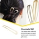 thumbnail image 4 of Minnieouse Palillos para el cabello en forma de U, accesorio de herramienta sencillo, estilo elegante, tenedor para mujer, accesorios para la Accesorio para el cabello Oro, 4 of 6
