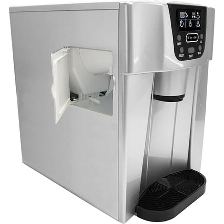 Whynter - 22-Lb. Portable Ice Maker and Water Dispenser - Silver