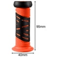 thumbnail image 3 of Puños de bicicleta para niños, antideslizantes, suaves, duraderos, ligeros, de goma. Naranja, 3 of 9