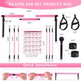 thumbnail image 4 of Bbtops Pilates Flexbands Natural Latex with 6 Resistance Bands, Pink, 4.3 in to 16 in, 4 of 6