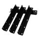 thumbnail image 1 of unbranded 4Ud Soportes Metálicos L Para Estantes En Ángulo Negro Para Muebles Y Gabinetes Resistentes, 1 of 8