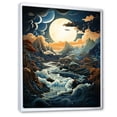 thumbnail image 2 of Designart "Dreamy Oceanic Fantasy" Ocean Floater Framed Canvas Prints, 2 of 5