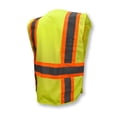 thumbnail image 3 of Radians Class 2 Breakaway Two-Tone Safety Vest with Zip-N-Rip SV24-2ZGM, 3 of 5