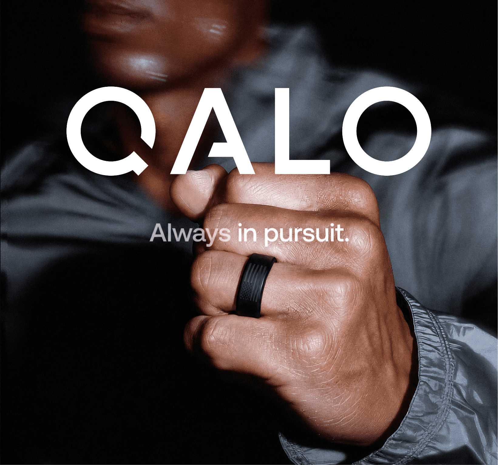QALO Men's Classic Ultra-Durable Silicone Ring, Black, Size 12