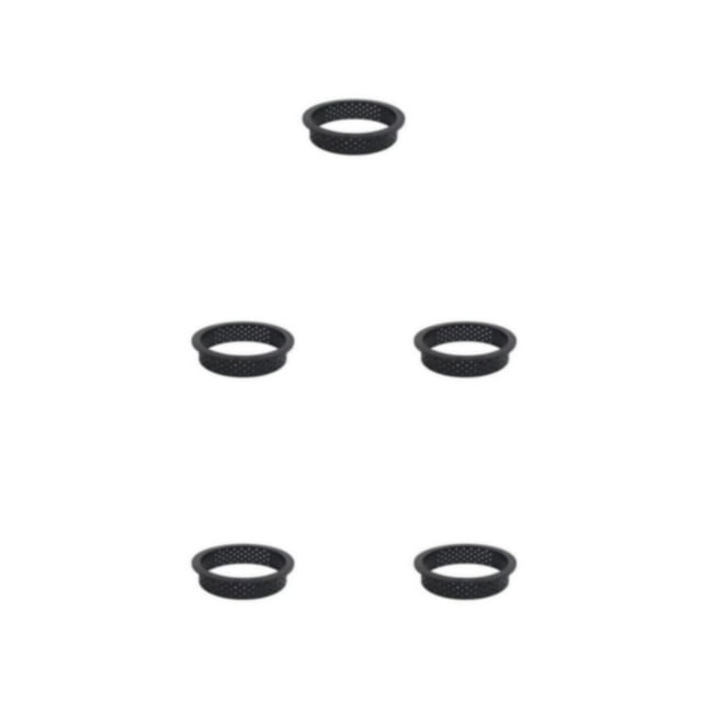 Transemion 1/2/3/5 Cake Mold Mousse Circle Perforated Ring Decorating Tool Dessert DIY Non-Stick Bakeware Muffin Household Kitchen Round 5PCS