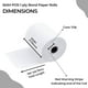 thumbnail image 4 of Rollos de papel para recibos BAM POS, 1 capa, 3 x 150 cm, 24 rollos, 4 of 6
