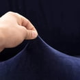 thumbnail image 3 of Funda de sofá - Sofá cama Queen Navy Plush (grande), 3 of 6