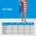 thumbnail image 7 of Men's American Flag Quick-Dry Swim Trunks with Cargo Pocket - Brushed Microfiber Board Shorts for Swimming, Surfing & Beach-7111-6-Md, 7 of 7