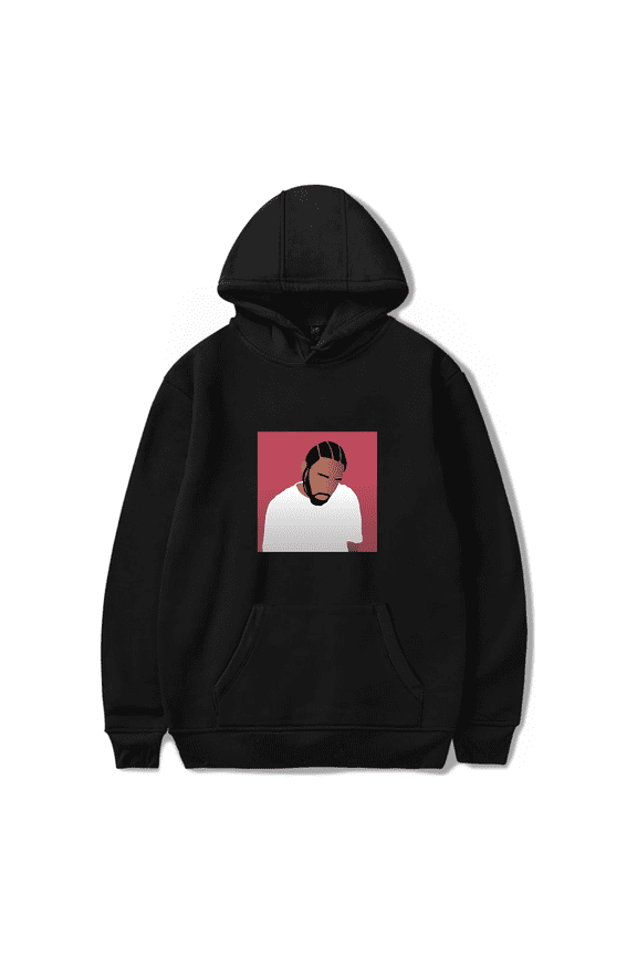 Kendrick Lamar Merch Hoodie K. Dot Album Cover Damn Hoodies Photo Rapper Merch Streetwear Long Sleeve Unisex Pullover