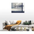 thumbnail image 4 of Large Christian Cross Wall Art Cross Dove Pictures Decor Religious Poster Canvas Painting Print Catholic Faith Modern Home Decor Artworks Framed Living Room Bathroom Bedroom Church 12''''x16'''', 4 of 6