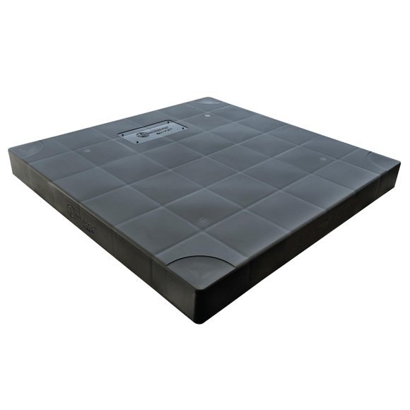 Base para condensador de aire acondicionado Cambridge 91 x 91 x 8 cm negra y resistente