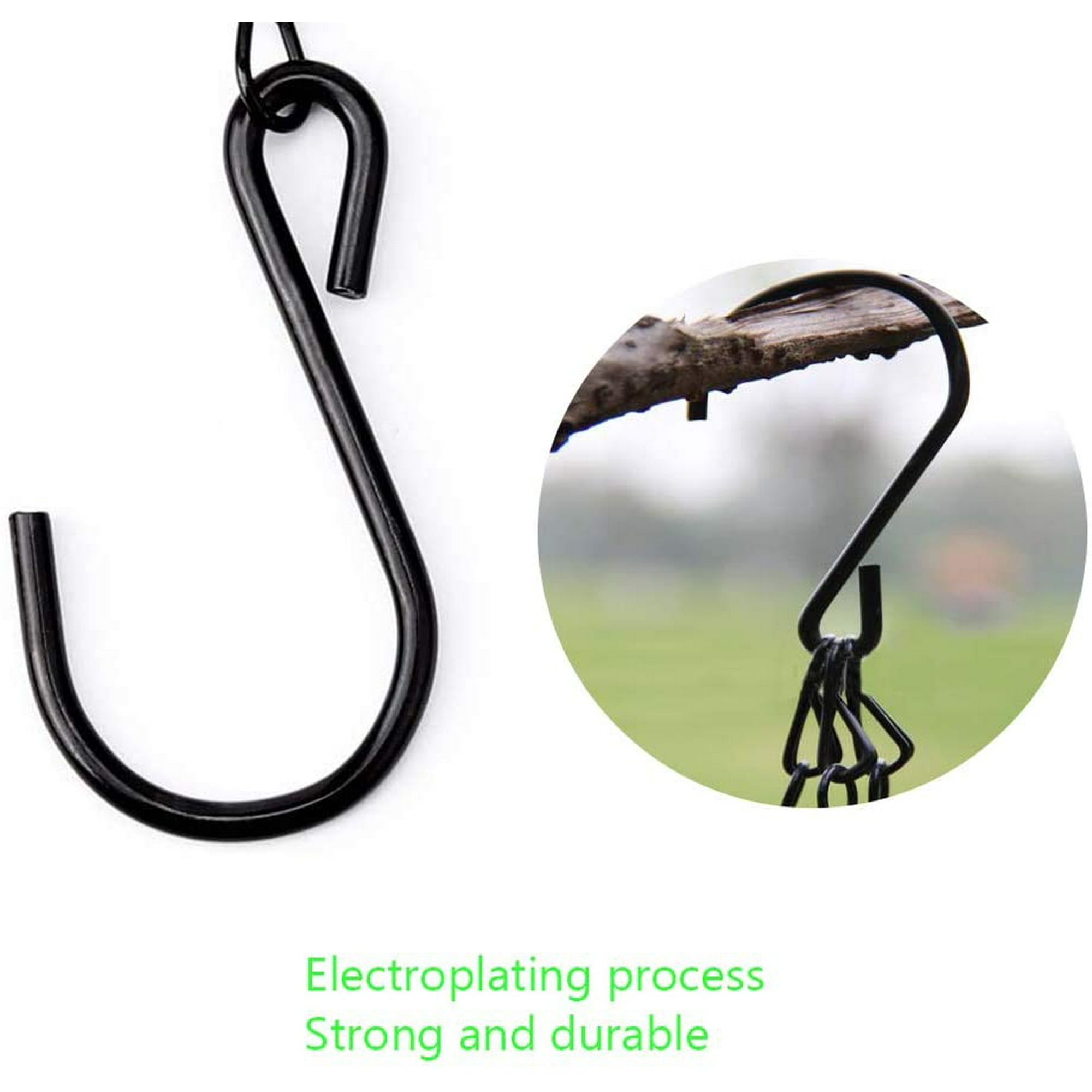 Lot De 4 Suspensions En Métal Avec 4 Pieds De Rechange Pour Panier