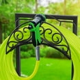 thumbnail image 7 of Upgraded Freestanding Garden Hose Holder With 4-Anchor Base, Heavy Duty Hose Hanger For 100ft Hose Storage, Sturdy Yard Hose Stand With Detachable Design, Lawn & Yard Accessories, Black, 7 of 7