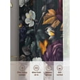 thumbnail image 3 of Pastoral Floral Sheer Curtains for Living Room Bedroom Botanical Spring Meadow Blooms Sheer Curtains 54 Inch Long 2 Panels Set Light Filtering Curtain Window Treatments Drapes for Dining Room, 3 of 6