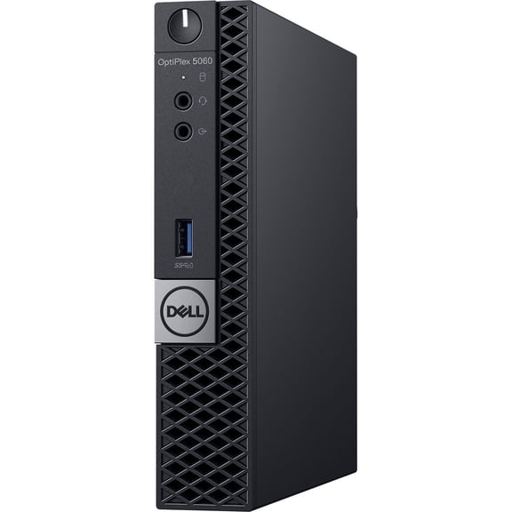 Restored Dell OptiPlex 7060 Micro Mini i5-8500T 256GB SSD 8GB RAM Windows 10 PC Desktop (Refurbished)