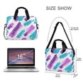 thumbnail image 3 of FORMRS 16" Laptop Bag Carrying Sleeve Case with Handle Travel Shoulder Briefcase, Purple Drawing, 3 of 8