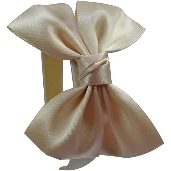 Girls Satin Bow Arch Headband - 7 Colors!