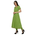 thumbnail image 2 of Moomaya Indian Women Cotton Front Slit Kurtis Solid Bollywood Designer Kurti, 2 of 6
