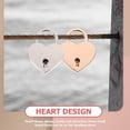 thumbnail image 2 of 3 Sets Heart Shaped Small Padlock Keyed Mini Love Locks for Storage Box Diary Book, 2 of 8