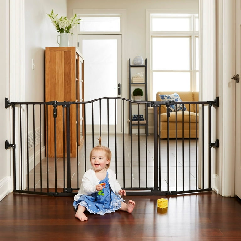 Gathered Home Baby Gate Matte Bronze 38.3 72 Wide Walmart