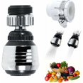 thumbnail image 1 of Breeze Jet Faucet, Suitable for 1822 mm Faucet, 360° Rotatable Faucet Nozzle, Faucet Accessory for Kitchen Faucet Nozzle, Ventilated Jet and Shower Jet, Two Water Modes, 1 of 5