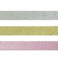 thumbnail image 3 of Wrapables Glitter and Shine Washi Tapes Decorative Masking Tapes (Set of 3), Solid Glitter Pastel, 3 of 3