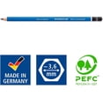 thumbnail image 5 of Caja de 12 lápices Staedtler Mars Lugraph 6B, 5 of 5