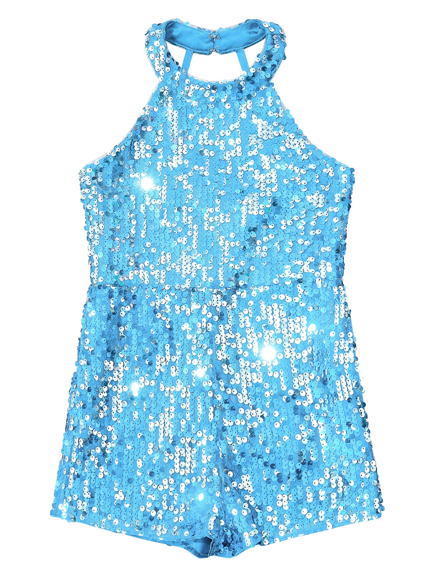 Popilush Cotton Snap Light Blue Jumpsuit Bodysuit Set For Baby